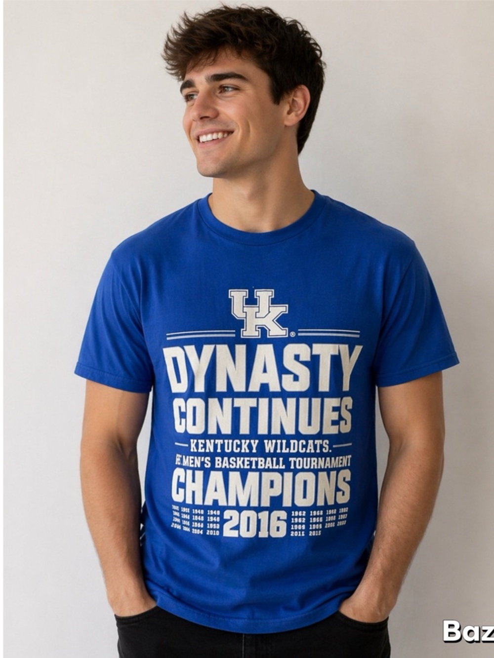 SZ M “KENTUCKY WILD CATS” Basketball TSHIRT by ANVIL